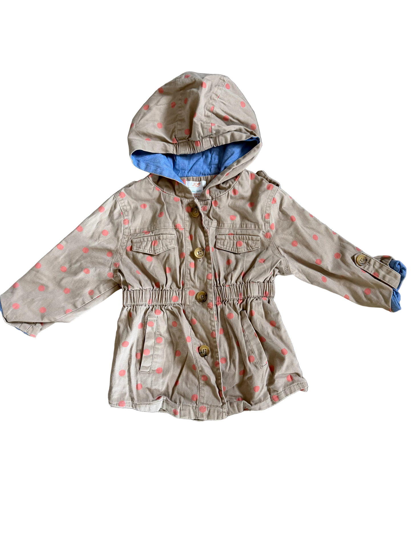 Joe Fresh Polkadot Coat 18-24M