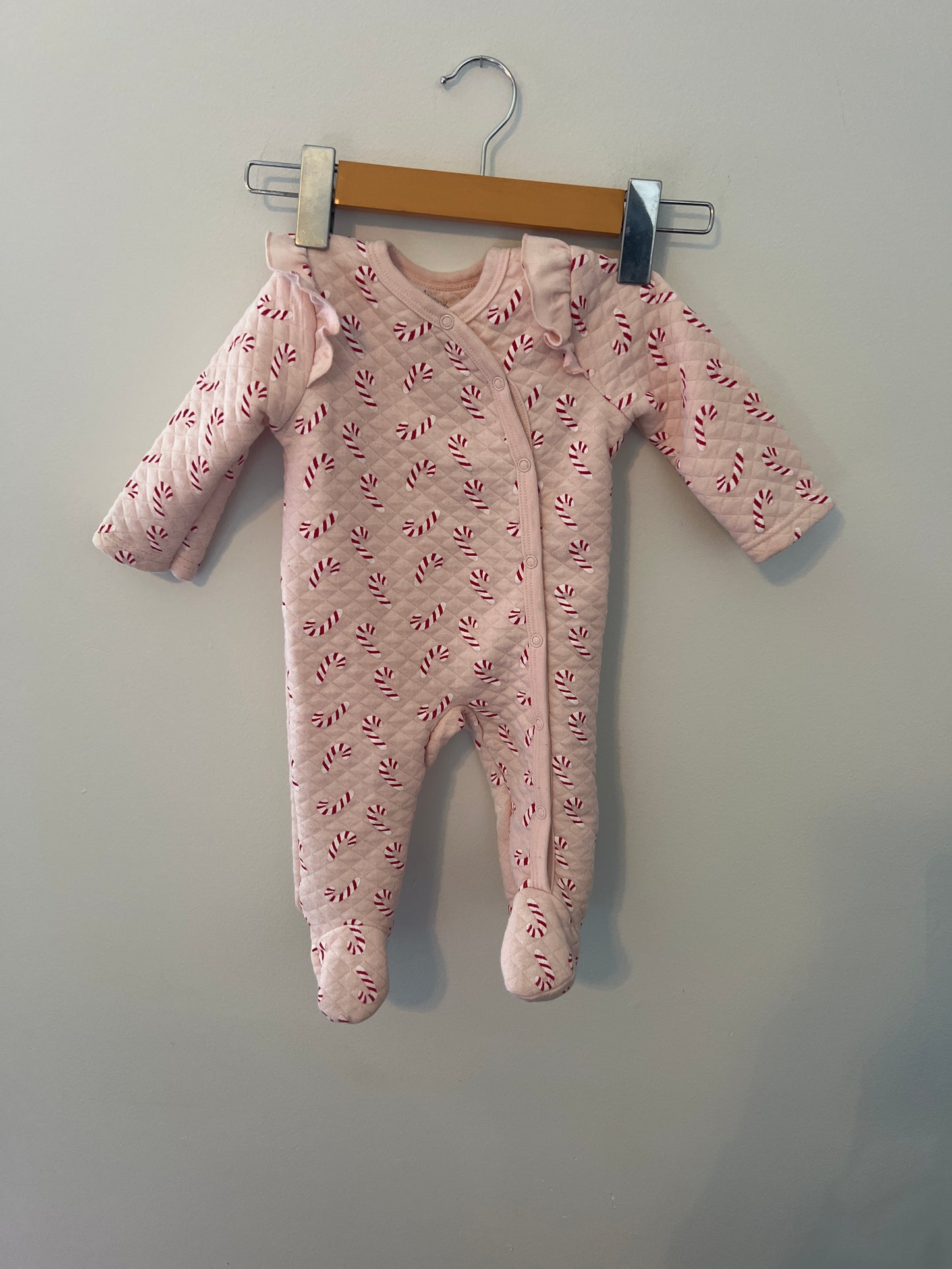 Lila & Jack candy cane onsie