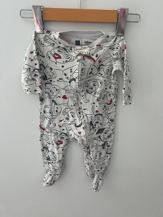 Baby Gap Dalmatian onesie