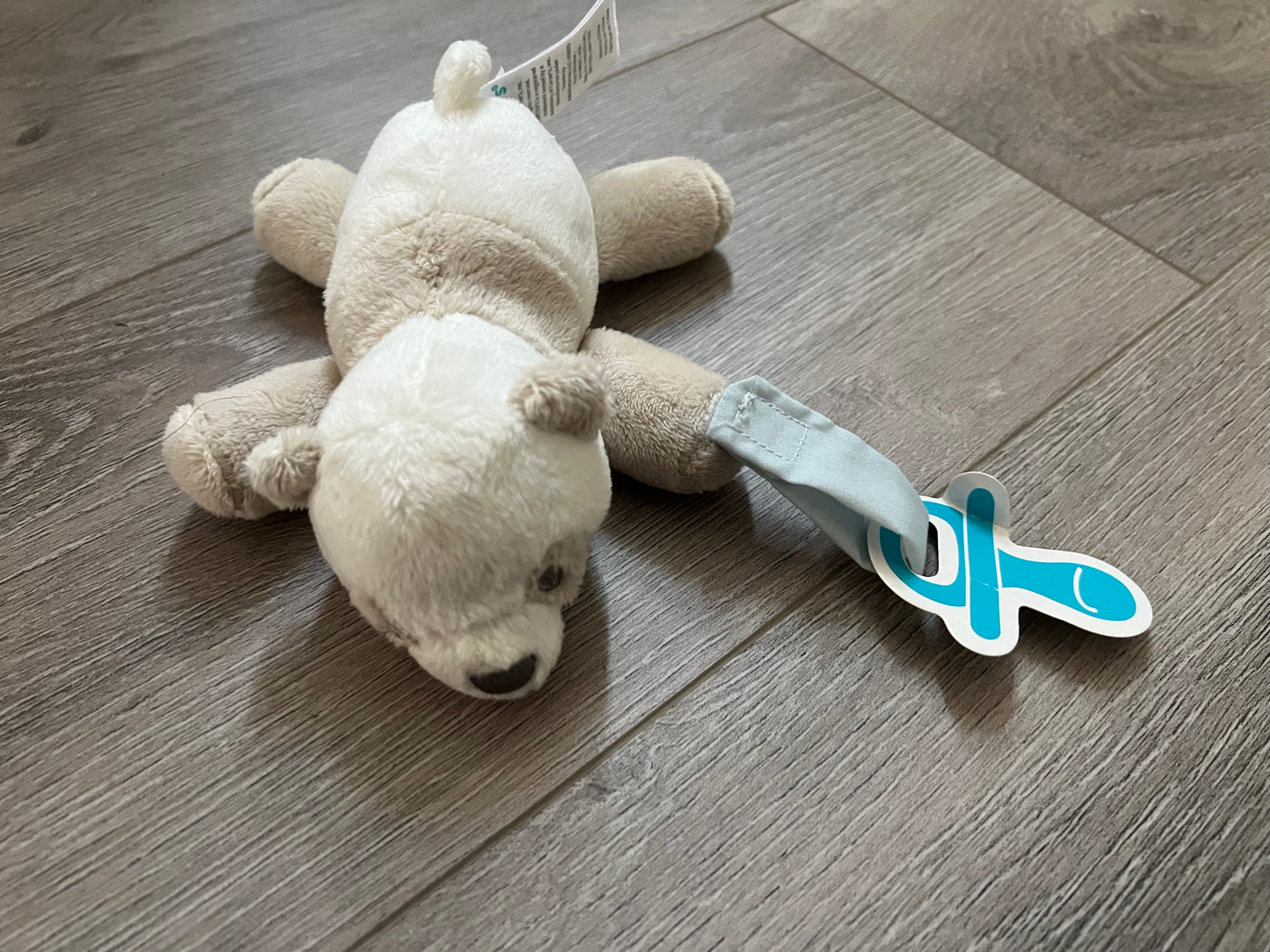 Baby Panda Plush Pacifier Loop