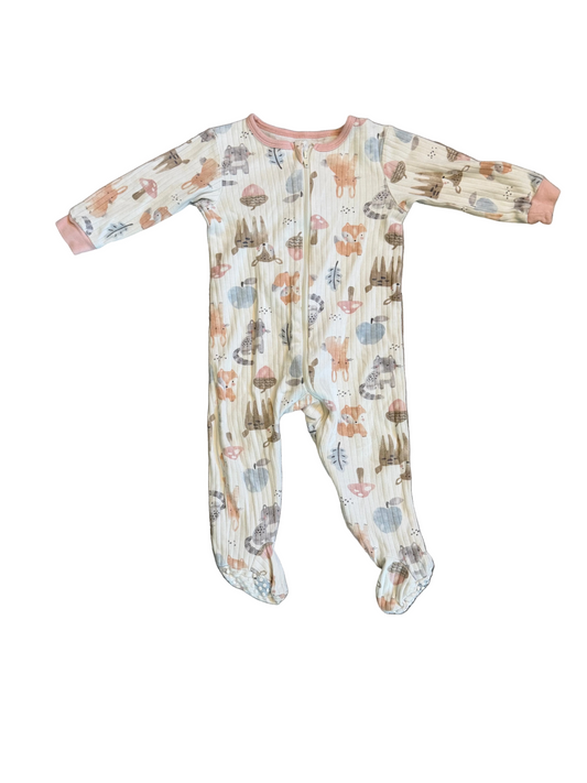 George woodland animals jammies 12-18m