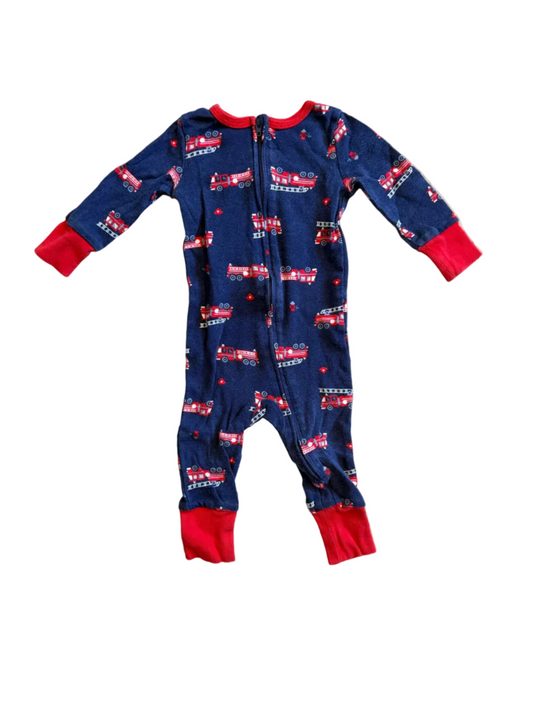 Kids headquarters fire truck onesie 9 months